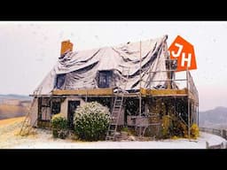 5 Months In: Paint Regrets, Snow, and No Roof | 500-Year-Old Cottage Ep 14