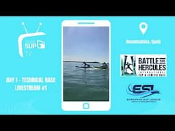 Battle for Hércules 2025 - Technical Race Men's Round 1 - European SUP League