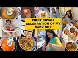 FULL GUEST & KIDS MENU PREP WITH STEPS~FIRST DIWALI CELEBRATION WITH MY BABY BOY~OUR DIWALI IN USA