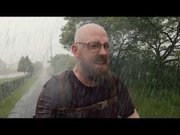 DRENCHED in an INTENSE Thunderstorm, I had to Pitch my Urban Stealth Camp FAST
