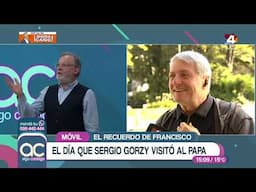 MÓVIL EN VIVO EN ALGO CONTIGO CANAL 4 - Contando las anécdotas con el Papa Francisco.