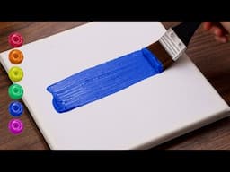 Easy Acrylic Painting Technique｜Tree Painting For Beginners (1442)｜Oddly Satisfying