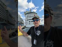Royal Caribbean twin ship's @ Coco Cay (Voyager & Explorer of the Seas) comparison