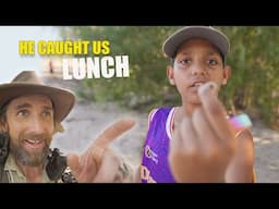 Barramundi CATCH AND COOK with the Normanton kids