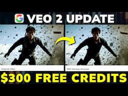 Google Veo 2 Update: Best AI Video With $300 Free Credits!