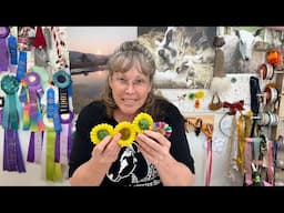 Needle Felted Sunflower Pin Tutorial