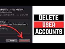 How To Delete User Accounts On Mac - Full Guide
