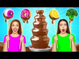 Chocolate Fountain Fondue Challenge | Kitchen Hacks and Recipes by Multi DO Fun Challenge