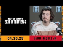 Jaime Jaquez Jr. | 2024-25 Season Exit Interviews | April 30, 2025