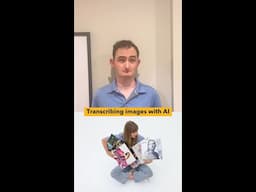 Transcribing images with AI