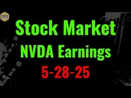 Stock market analysis. NVDA earnings are out.