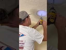 Round Ceiling Speaker Hole-Drywall Repair