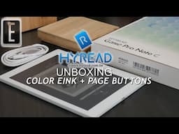 Taiwanese COLOR EINK | Hyread Gaze Pro Note C Unboxing