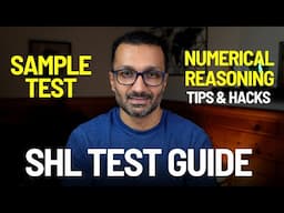 Ace SHL Numerical Reasoning Test | Tips & Hacks | Sample Questions