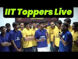 IIT TOPPERS LIVE 🔥 | MR Sir With Topper| PW | Interaction With Topper