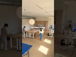sunday reset (in our new home) 🏡💛 #sundayreset #newhome #cleaning #interiordesign