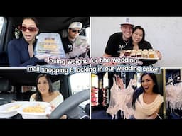 Losing Weight For The Wedding...  Mall Shopping & We Chose Our Wedding Cake!!