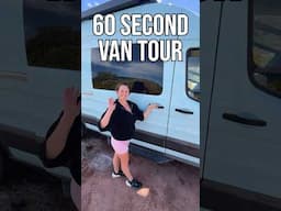 60 Second Luxury Van Tour!