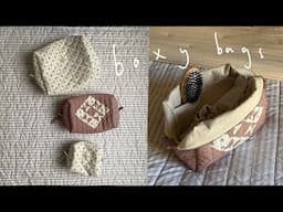 HOW TO MAKE QUILTED BOXY TOILETRY BAGS - NEW METHOD! | Rosie Caldwell