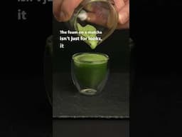 Why matcha foam is so important 🍵 #matchafoam