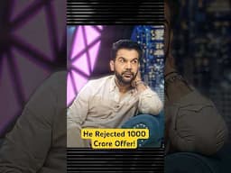 I offered Rajkummar Rao a Movie! 🤯 #shorts