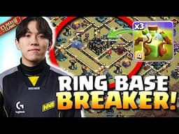 Klaus invents INSANE New Attack to BREAK RING BASES! Clash of Clans