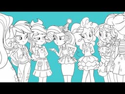 MLP My little pony Coloring Equestria girls