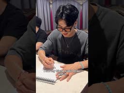 letting my friend draw with this sus pen