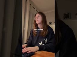 night time study vlog 💗 #motivation #studymotivation #studyvlog