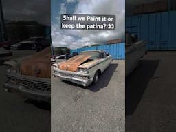 Are you a fresh paint or classic patina kinda guy? #treacletowner #americanmuscle #americancars
