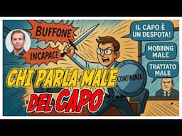Cosa rischia chi PARLA male del datore di LAVORO | Avv. Angelo Greco