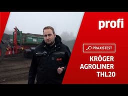 Hakenlift-Abrollkipper Kröger agroliner THL20 | profi #Praxistest