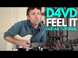 Feel It (from Invincible) by d4vd Guitar Tutorial - Guitar Lessons with Stuart!