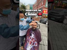 I got a Roadside Haircut in China 🇨🇳 #travel #china #indianvlogger