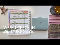 Week 1 Check In | May 2025 Budget | Inconsistent Income | College Student | 25 Year Old