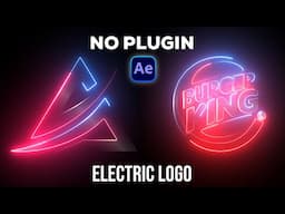 After Effects Tutorial - Logo and Text Animation In After Effects | No-Plugin