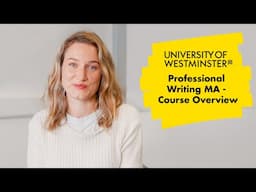 Professional Writing MA - Course Overview | The University of Westminster