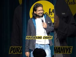 Pura Bolna Chahiye #standupcomedy #desihumor #beststandupcomedianindian #comedy #standup #standup