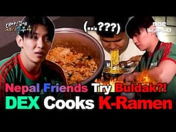 [SUB] Dex Throws a K-Food🌶️ Party for Nepal’s Gurkhas! (K-Ramen & Chicken Feast) #DEX #NEPAL