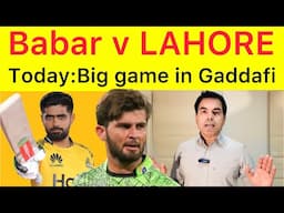 BABAR VS LAHORE 🛑 Today PSL biggest match of the year at Gaddafi Stadium | Lahore vs Peshawar