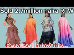 I sold 2.7 million naira RTW on Instagram in one weekend because i did this: Iresistible offers