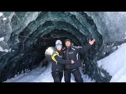 Picking Up Our New Adventure RIG! Riding Through a Glacier Tunnel + Fresh Potato Donuts