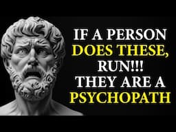 5 Signs You're Dealing With a Psychopath (RUN!!!) | Stoic Philosophy | Stoicism