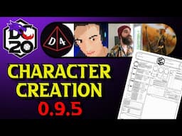 DC20 0.9.5 Character Creation Walkthrough