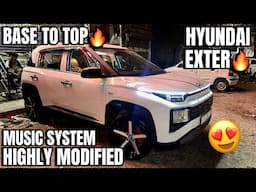 2025 Hyundai Exter Modification🔥| Exter Base To Top Modification | Exter Modification |