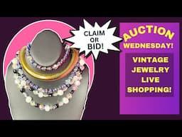 Vintage Jewelry Auction! CLAIM OR BID!