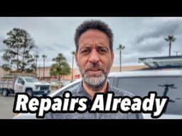 Already Needs Repairs #sleepaid | 12v Water Pump Repair #fulltimevanlife
