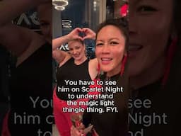 A shoutout during the Virgin Voyages NYC event