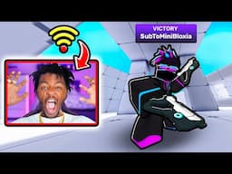 I streamsniped a YOUTUBER until he ENDED STREAM in Roblox Rivals!