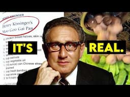 Henry Kissinger's Moo Goo Gai Pan is real. Is it good?